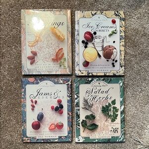 CkBk Set. Ice Creams & Sorbets-Sweet Flavorings-Jams & Preserves-Salad & Herbs